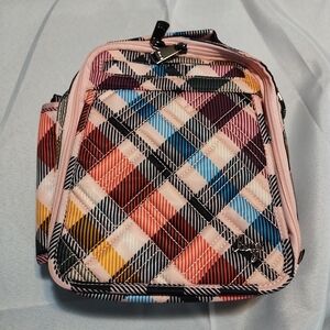 Lug Flapper SE Convertible Crossbody Bag in Pink Plaid